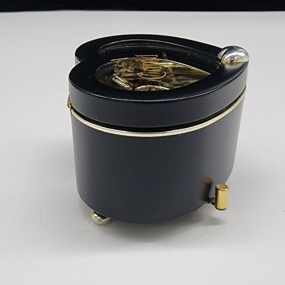 Heart Shaped Cupid Music Box With Arrow Paisley Interior Lady Mate Brand Decor - Picture 9 of 9